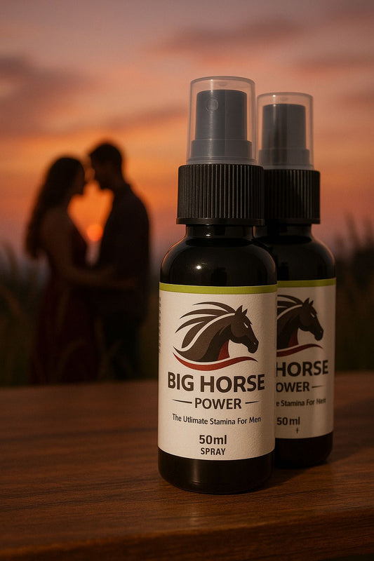💨 BigHorse Power Delay Spray – Last Longer, Love Stronger! 🔥