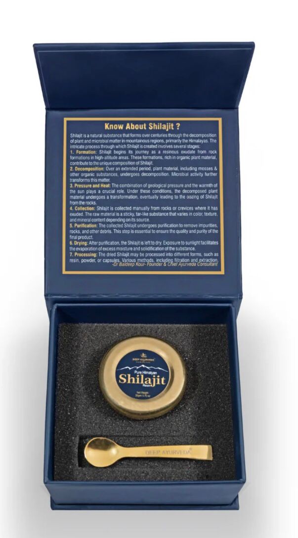 Pure Himalayan Shilajit Resin | शुद्ध हिमालयन शिलाजीत रेज़िन