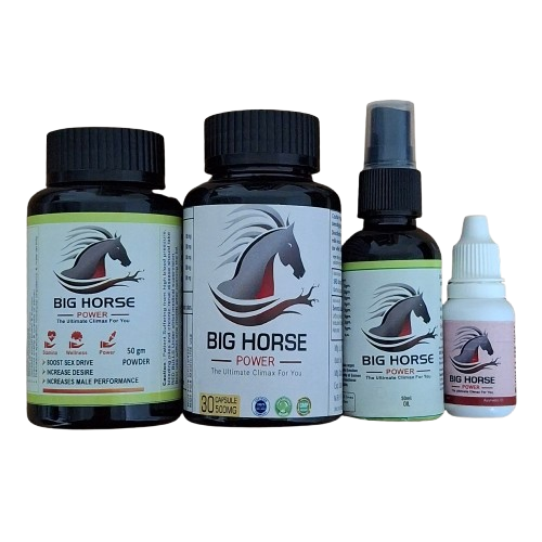 Bighorse Power Combo of 4 (Capsule , Oil , Powder , Spray )